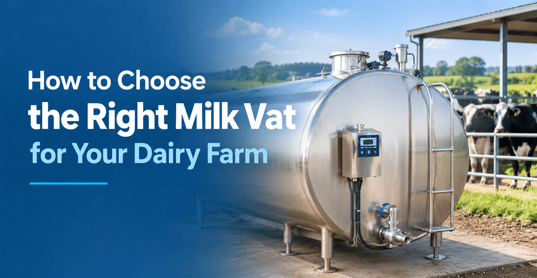 How to Choose the Right Milk Vat for Your Dairy Farm